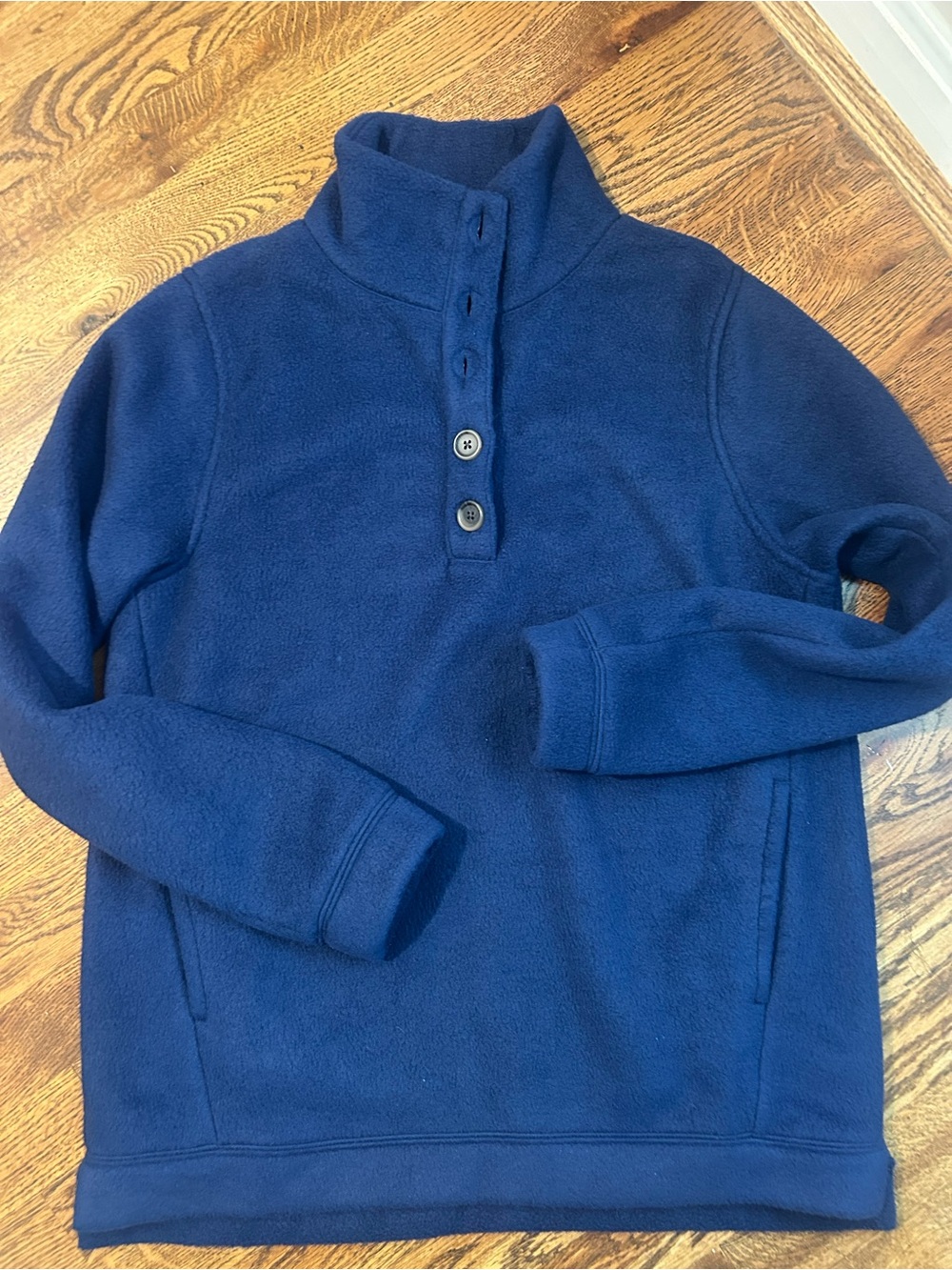 Jcrew Navy Button Front Sherpa NWT size XS